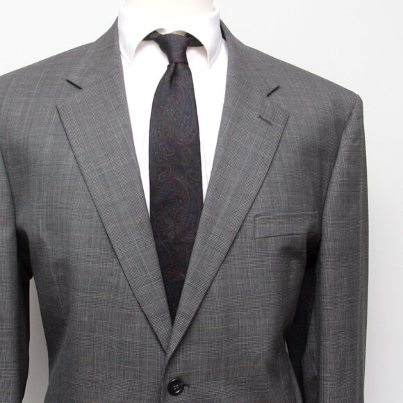 Jos A Bank Men's 2 pc Suit Blazer 46R Jacket Pants 41Wx28L E02130‎ - Picture 4 of 13